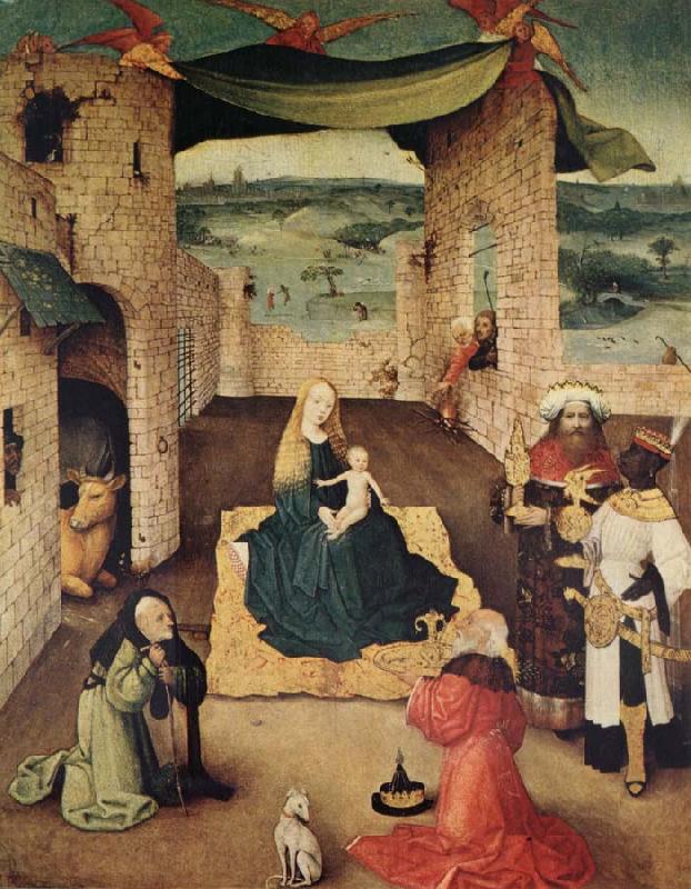 BOSCH, Hieronymus Adoration of the Magi Norge oil painting art